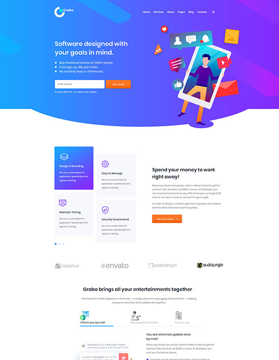 Multio - <cite>App Landing</cite>